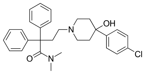 Imodium (Loperamide) packaging or tablets