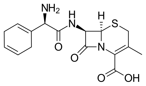 Velosef (Cefradine) packaging or tablets