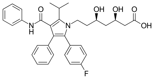 Lipitor (Atorvastatin) packaging or tablets
